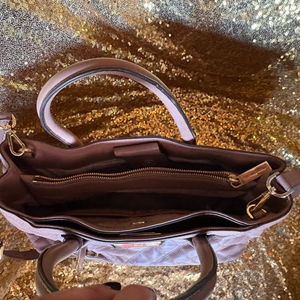 Michael Kors Purple Satchel Bag